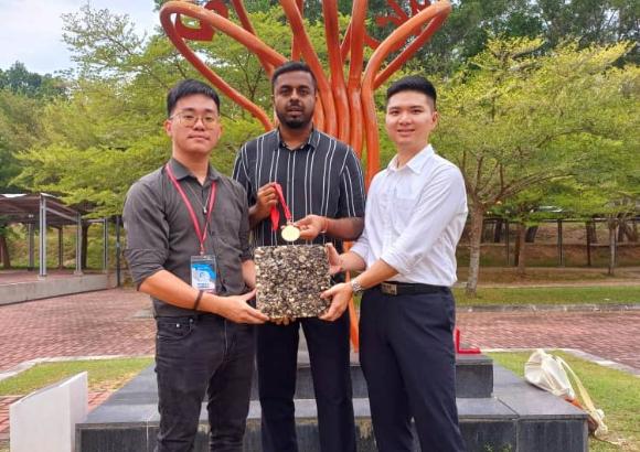 TAR UMT Team Strikes Gold at INDES 2025 with Sustainable Concrete Innovation