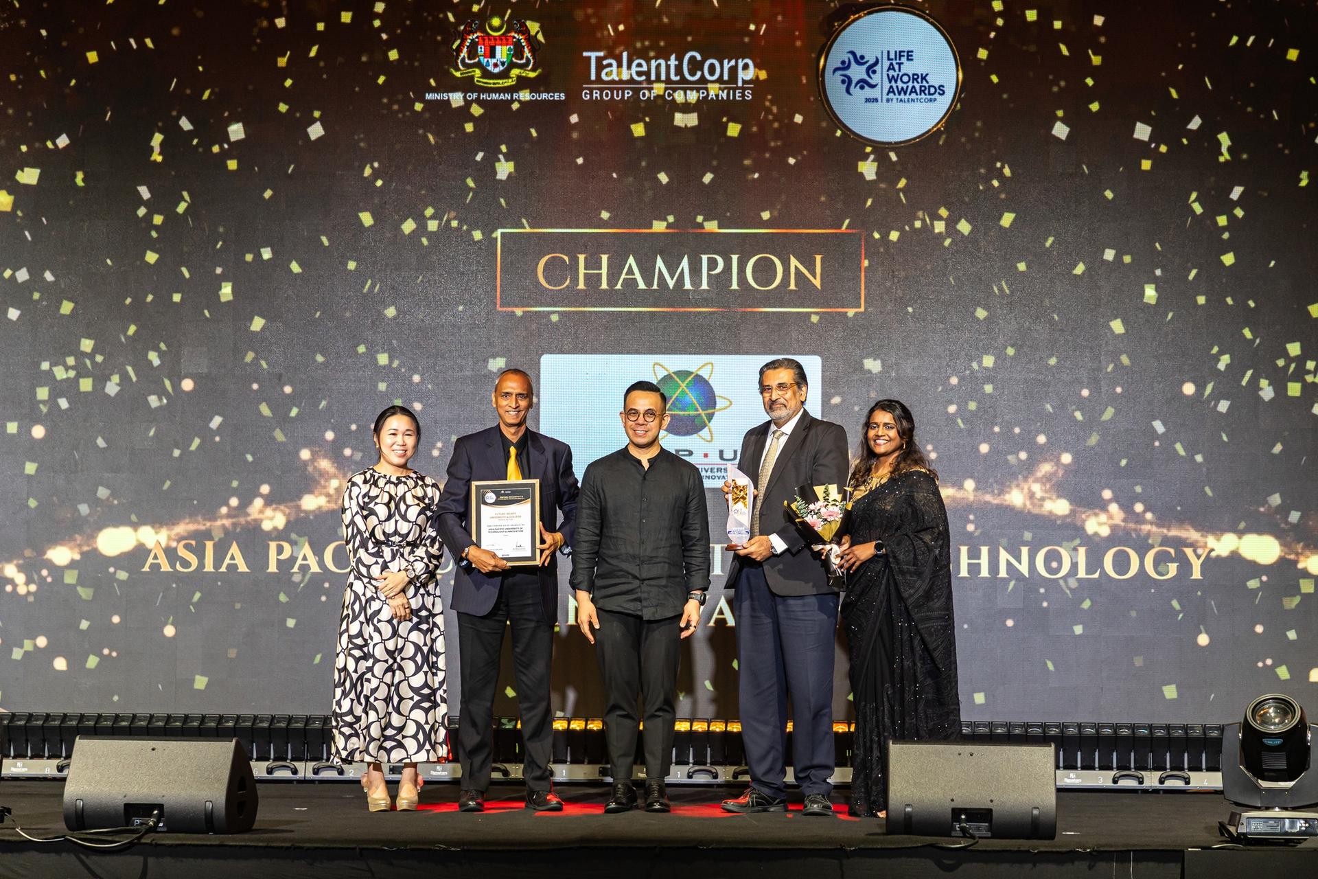 APU Named Malaysia’s First “Future-Ready University” at LIFE AT WORK Awards 2025