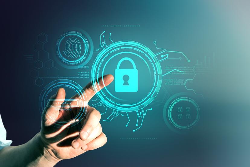 Digital Security Lock with Hand Entering Password